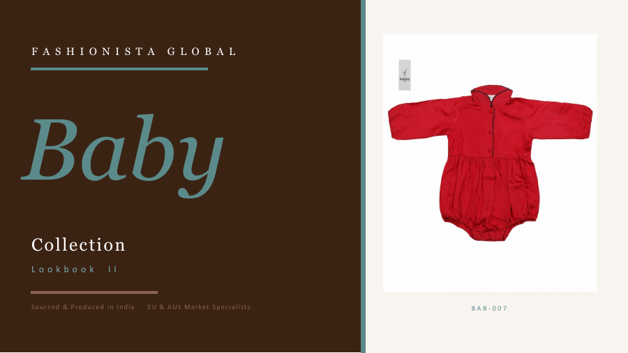 Baby collection lookbook cover